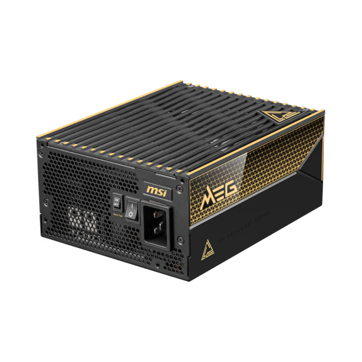 Модулно захранване MSI PSU MEG AI1600T PCIE5, 80 PLUS Gold, PCIe 5.1 Cables, ATX 3.1 - 306-7ZPEX11-CE0