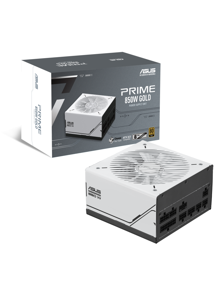 Модулно захранване Asus PRIME 850W, 80  Gold PCIe 5.1 - 90YE00U0-B0NA00
