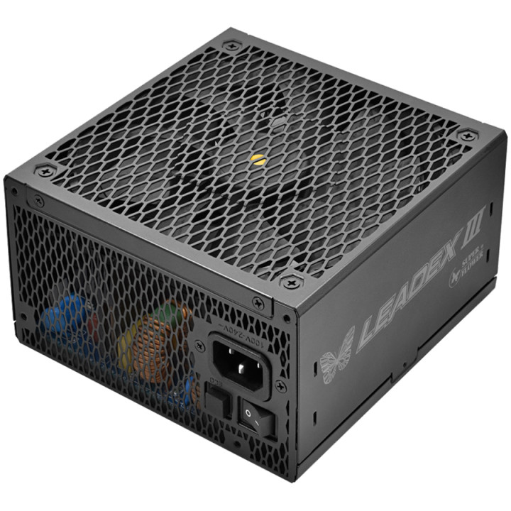 Модулно захранване Super Flower Leadex III Gold 1300W ATX 3.1, 80 Plus Gold, Flat Black Cables, 140mm Fan - SF-1300F14GE