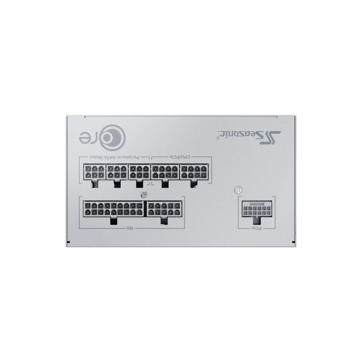 Модулно захранване Seasonic CORE GX White 650W 80  Gold, Fully Modular, ATX 3.1, PCIe 5.1 - 1C265GWRT3A12X