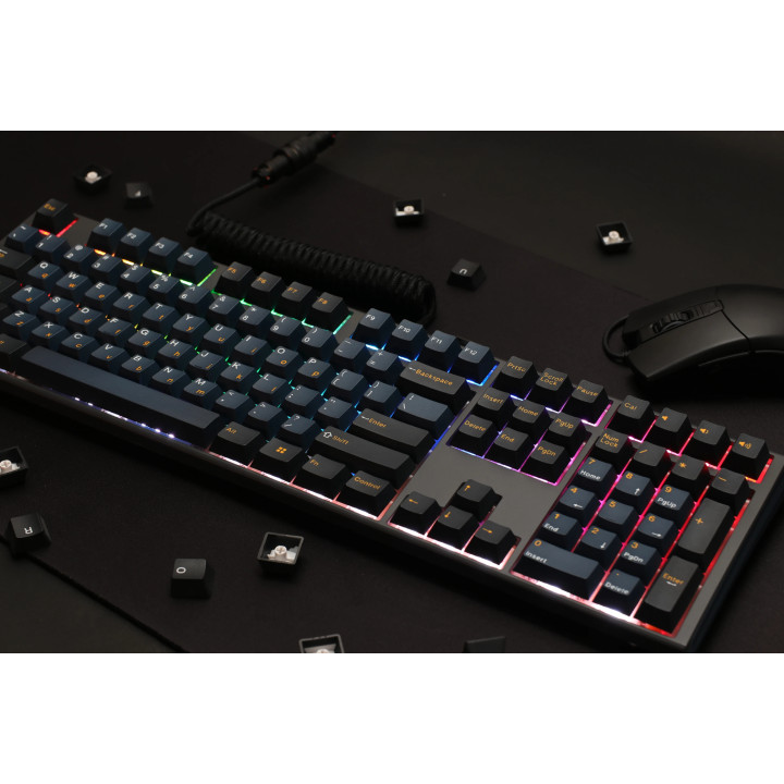 Професионална геймърска механична клавиатура Ducky One 3 Pro Nazca Line, 8K, Cherry MX2A RGB Red [Linear] - DKON2308ST-CRUSPTCHNAZ001