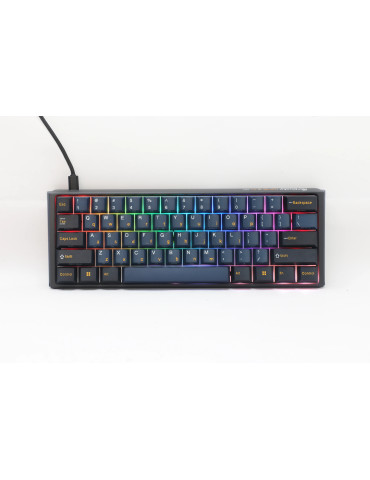 Професионална геймърска механична клавиатура Ducky One 3 Pro Mini Nazca Line, 8K, Cherry MX2A RGB Speed Silver - DKON2361ST-CPUSPTCHNAZ001