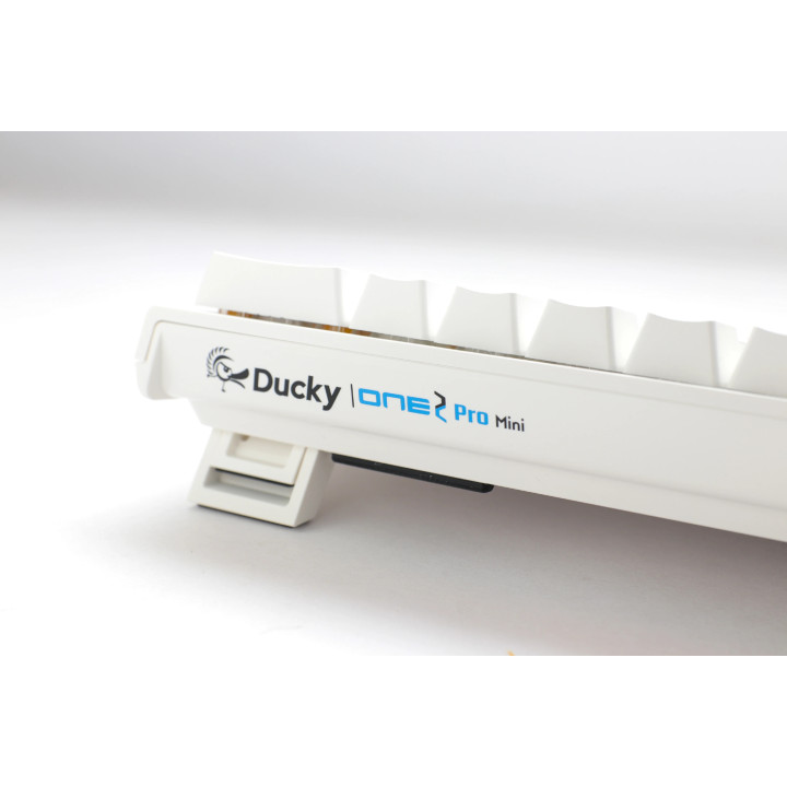 Професионална геймърска механична клавиатура Ducky One 2 Pro Mini Pure White, Kailh Box Brown [Tactile] - DKON2061ST-KUSPDWWTK2
