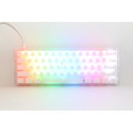 Професионална геймърска механична клавиатура Ducky One 3 Mini Aura White, Cherry MX RGB Brown [Tactile] - DKON2161ST-BUSPDAWWWWC1