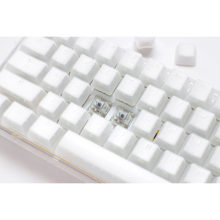 Професионална геймърска механична клавиатура Ducky One 3 Mini Aura White, Cherry MX RGB Brown [Tactile] - DKON2161ST-BUSPDAWWWWC1
