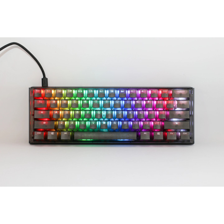 Професионална геймърска механична клавиатура Ducky One 3 Mini Aura Black, Cherry MX RGB Brown [Tactile] - DKON2161ST-BUSPDABAAAC1