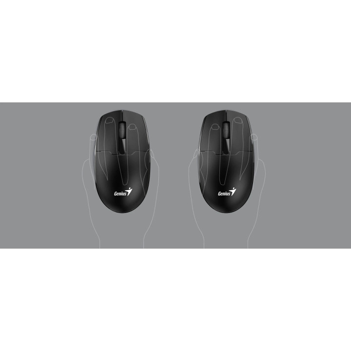 Безжична мишка Genius NX-7000SE Black, 2.4GHz - GENIUS-NX-7000SE-BK
