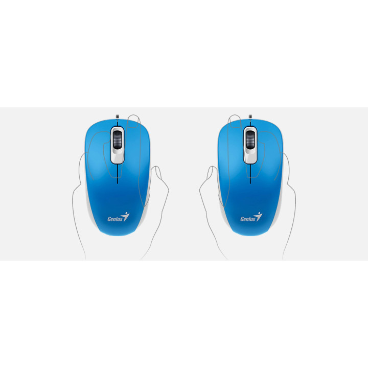 Мишка Genius DX-110 Blue, USB - GENIUS-DX-110-BL