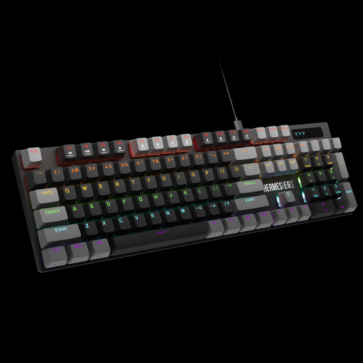 Геймърски комплект механична клавиатура и мишка Gamdias HERMES E6 Elite 2-in-1 Combo - GAMDIAS-HERMES-E6-ELITE
