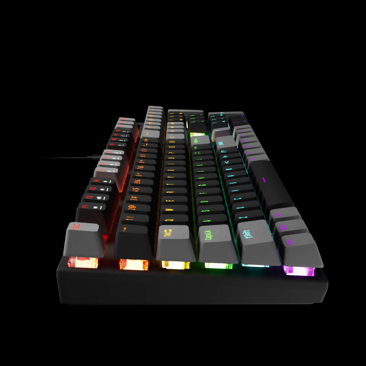 Геймърски комплект механична клавиатура и мишка Gamdias HERMES E6 Elite 2-in-1 Combo - GAMDIAS-HERMES-E6-ELITE