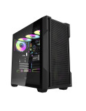 Кутия за компютър Darkflash DS900 Mesh Black - 4 x 120 mm A-RGB fans included - DS900-MESH-4F-BK