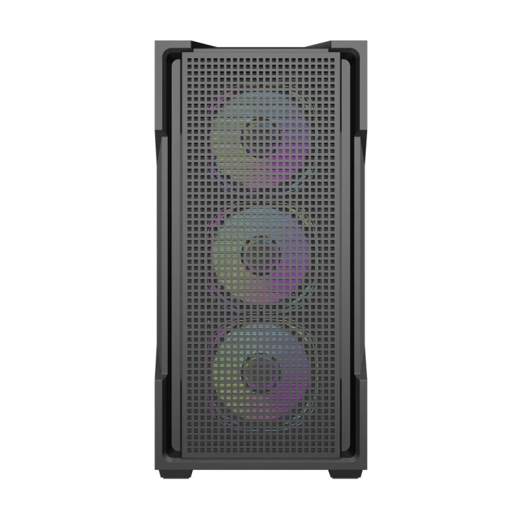Кутия за компютър Darkflash DS900 Mesh Black - 4 x 120 mm A-RGB fans included - DS900-MESH-4F-BK