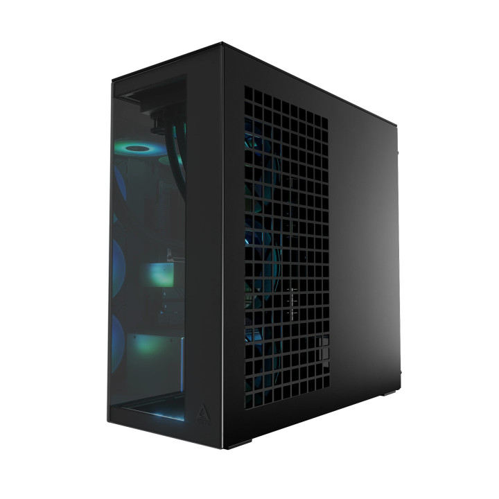 Кутия за компютър Arctic Xtender (Black), E-ATX, 5 A-RGB Fans included - ACPCC00015A