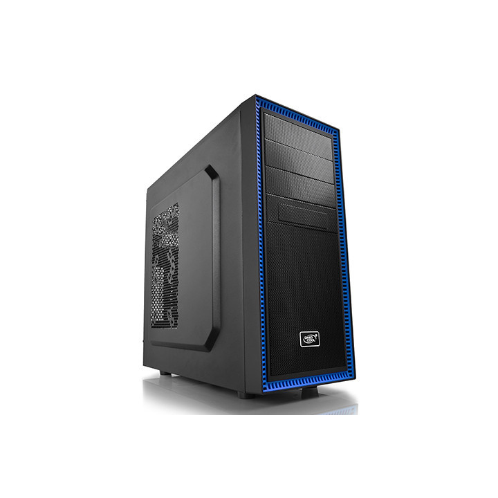 Кутия за компютър DeepCool Tesseract черна/синя