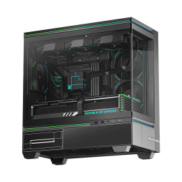 Кутия за компютър Thermalright TL-M10 Black, mATX, USB-C - TL-M10-BK