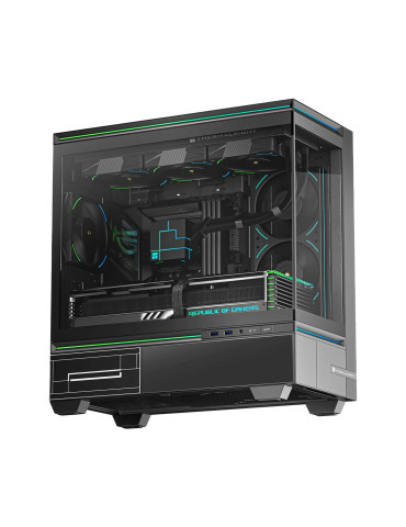 Кутия за компютър Thermalright TL-M10 Black, mATX, USB-C - TL-M10-BK