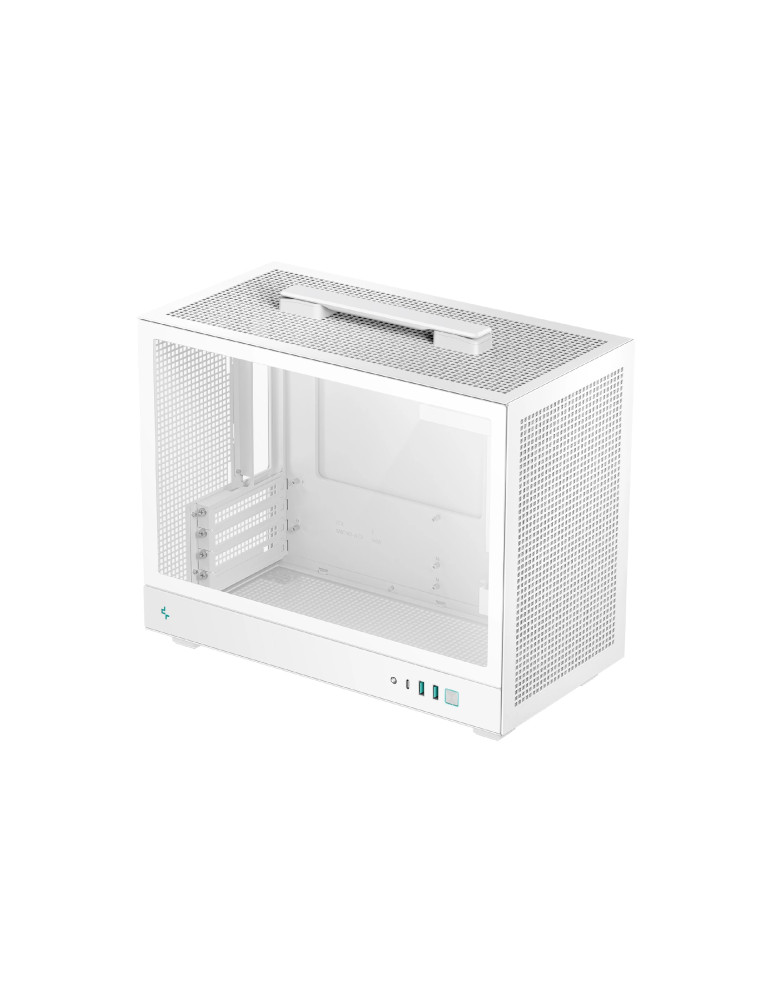 Кутия за компютър DeepCool CH160 PLUS WH, mATX - R-CH160-WHNGM0-G