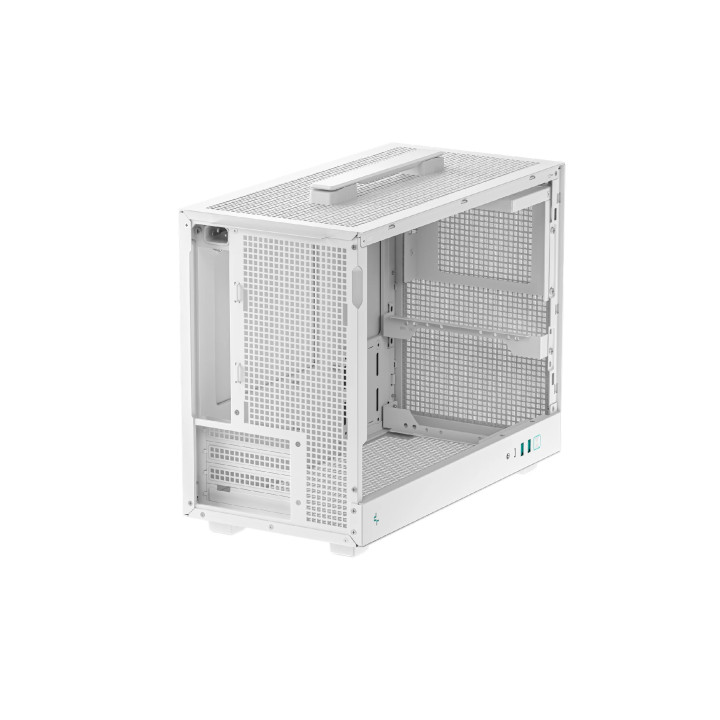 Кутия за компютър DeepCool CH160 PLUS WH, mATX - R-CH160-WHNGM0-G