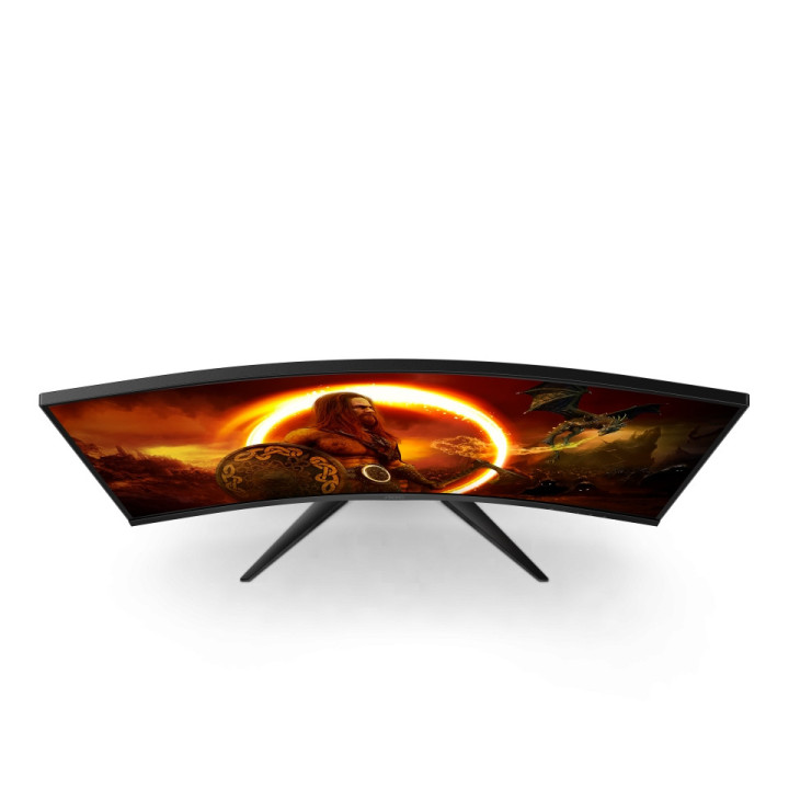 Монитор AOC C32G2ZE/BK 31.5" Curved 1500R, VA, WLED, FHD 240Hz, 1ms, FreeSync,  Low Blue Light, Tilt, HDMI, DP