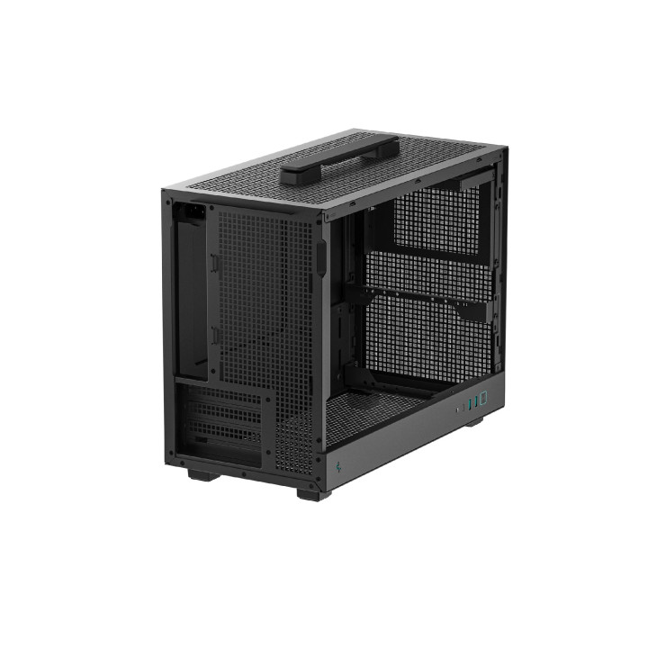 Кутия за компютър DeepCool CH160 PLUS, mATX - R-CH160-BKNGM0-G