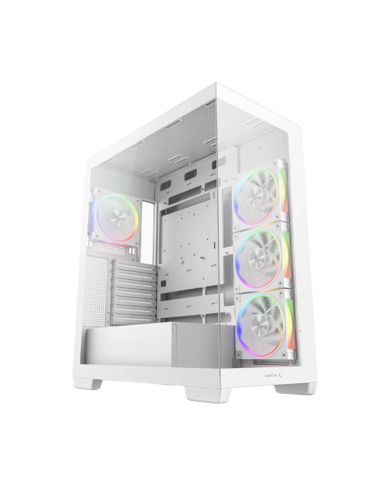 Кутия за компютър DeepCool CG580 4F White V2, ATX, 4 x 120 mm ARGB - R-CG580-WHADA4-G-2