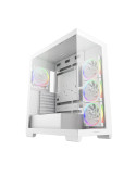 Кутия за компютър DeepCool CG580 4F White V2, ATX, 4 x 120 mm ARGB - R-CG580-WHADA4-G-2