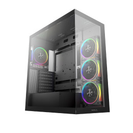 Кутия за компютър DeepCool CG580 4F V2, ATX,  4 x 120 mm ARGB - R-CG580-BKADA4-G-2