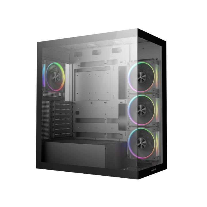 Кутия за компютър DeepCool CG580 4F V2, ATX,  4 x 120 mm ARGB - R-CG580-BKADA4-G-2