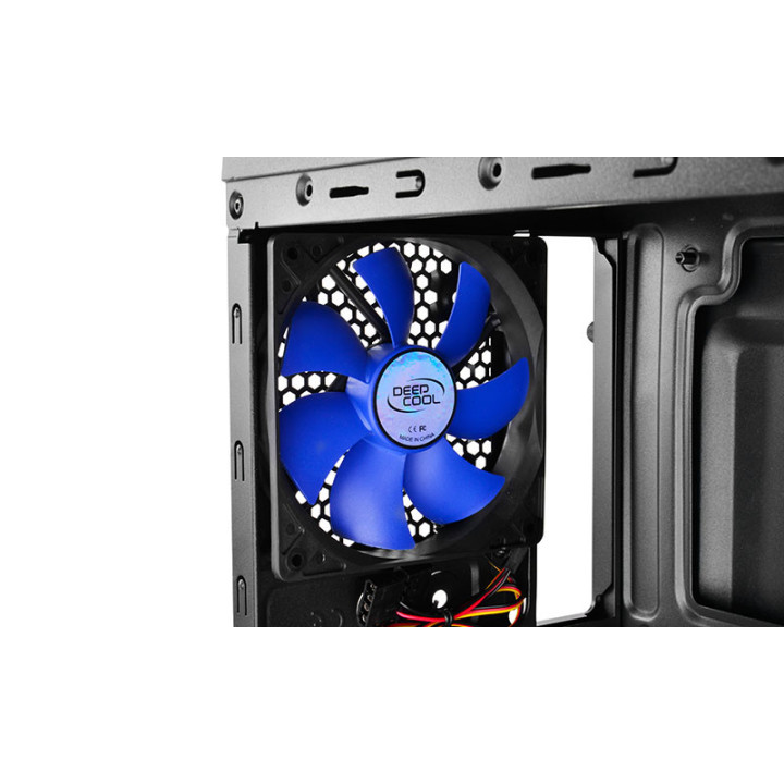Кутия за компютър DeepCool Tesseract черна/синя