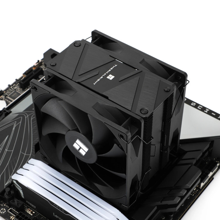 Охладител за процесор Thermalright Burst Assassin 120 EVO Dark, LGA1851/LGA1700/AM5 - BURST-ASSASSIN-120-EVO-DARK