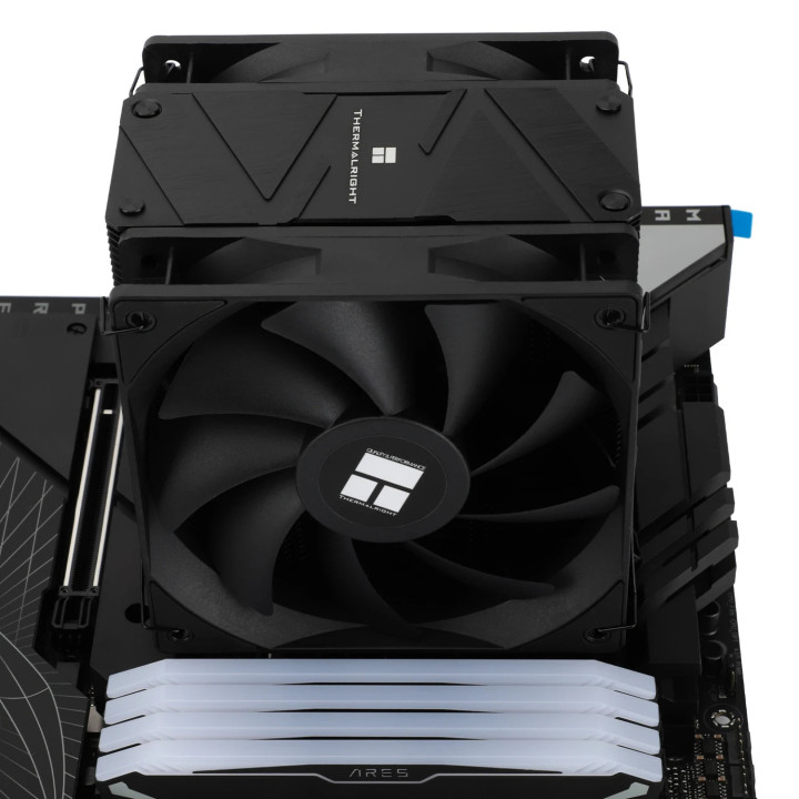 Охладител за процесор Thermalright Burst Assassin 120 EVO Dark, LGA1851/LGA1700/AM5 - BURST-ASSASSIN-120-EVO-DARK