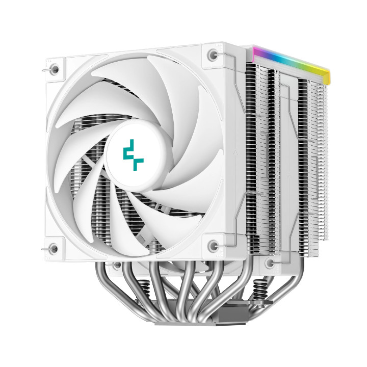Охладител за процесор DeepCool AK620 DIGITAL SE WH - Dual-Tower - LGA1851/AM5 - R-AK620-WHADMN-GJD