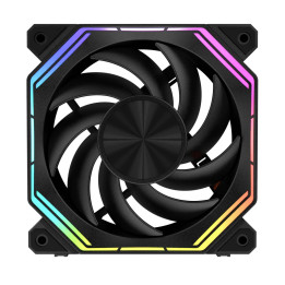 Комплект вентилатори Darkflash 3-in-1 3x120mm, INF34 Black, Daisy-Chain, Addressable RGB - INF32-BK-3