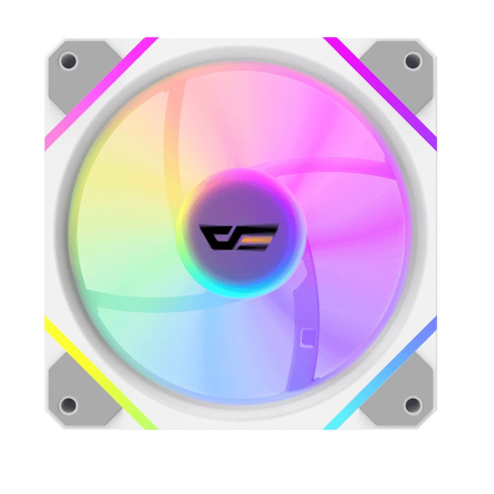 Вентилатор Darkflash DM12 Pro 120mm, Reverse, A-RGB White - DM12-PRO-R-WH