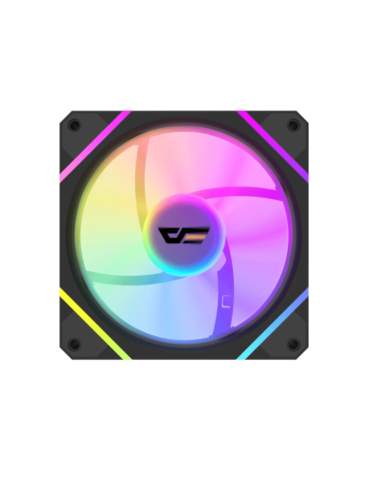 Вентилатор Darkflash DM12 Pro 120mm, Reverse, A-RGB Black - DM12-PRO-R-BK