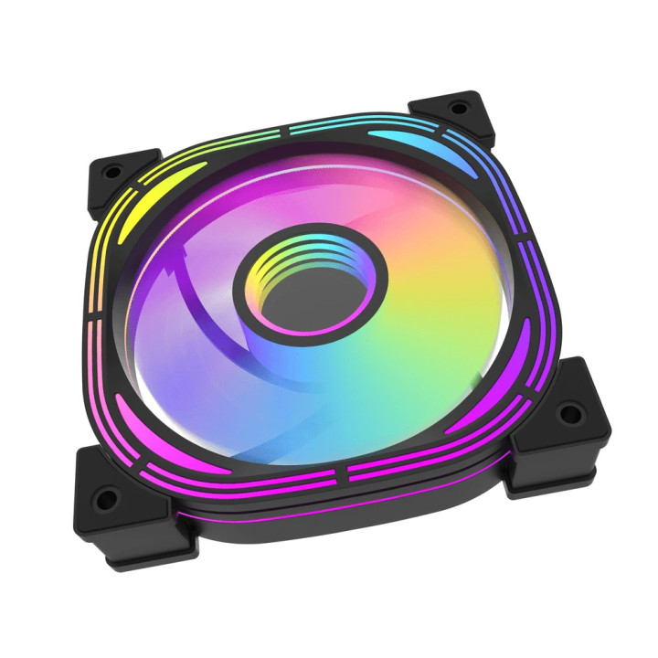 Вентилатор Darkflash Infinity 24R Pro, 120mm, Infinity Mirror, ARGB, Reverse - Black - INF24-R-PRO-BK