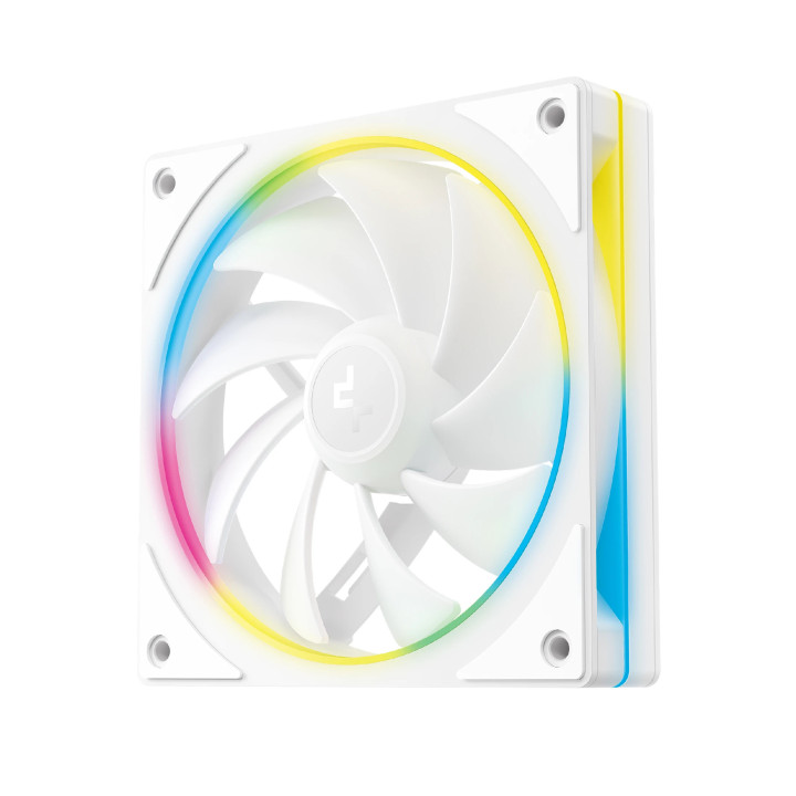 Комплект вентилатори DeepCool FL12 SE 3IN1 WH, 3-in-1 3x120mm, Luminous Halo ARGB - R-FL12SE-WHAPN3-G