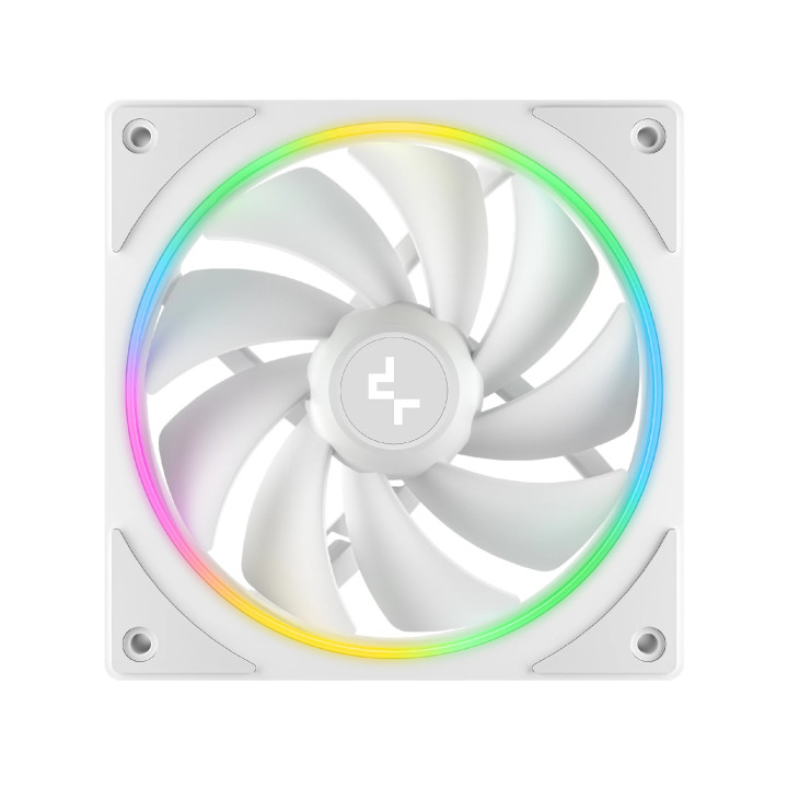 Комплект вентилатори DeepCool FL12 SE 3IN1 WH, 3-in-1 3x120mm, Luminous Halo ARGB - R-FL12SE-WHAPN3-G