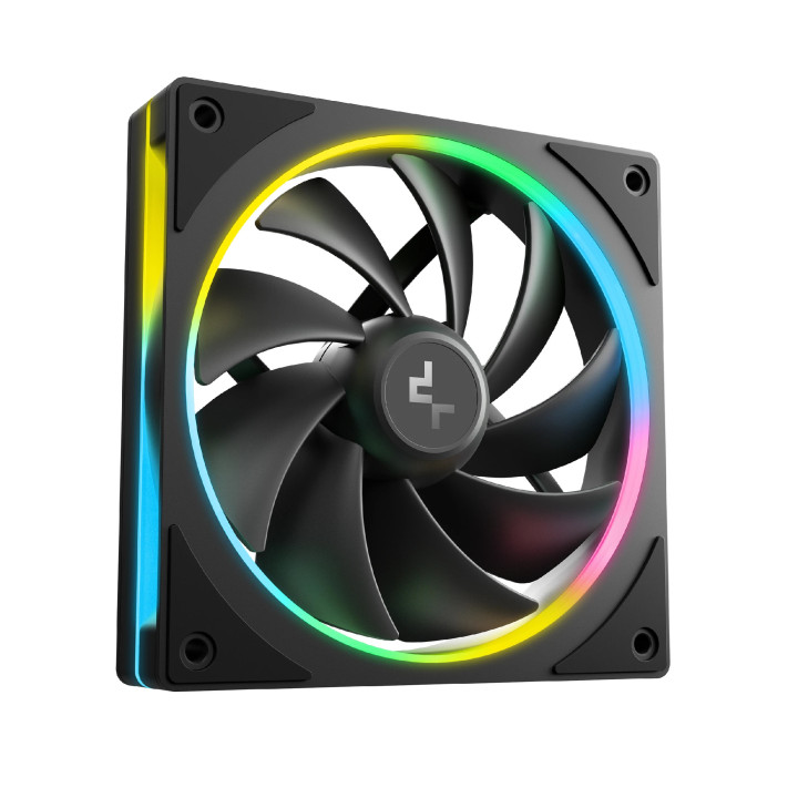 Комплект вентилатори DeepCool FL12 SE 3IN1, 3-in-1 3x120mm, Luminous Halo ARGB - R-FL12SE-BKAPN3-G