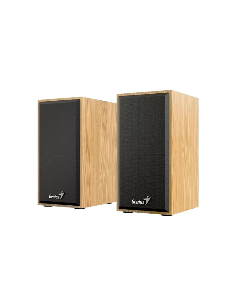 Bluetooth тонколони Genius SP-HF180, 2.0 6W, USB, Pine Wood - GENIUS-SP-HF180-PW