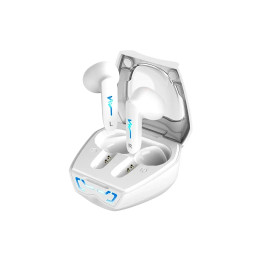 Bluetooth  безжични слушалки-тапи Genius HS-M920BT White, TWS Bluetooth 5.3 Earphones - GENIUS-HS-M920BT