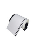 Съвместими етикети Makki за Brother DK-22246 - White Continuous Length Paper Tape 103mm x 30.48m, Black on White - MK-DK-22246