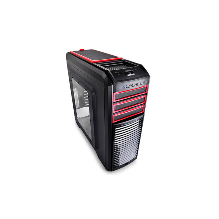 Кутия за компютър DeepCool KENDOMEN RD черна/червена