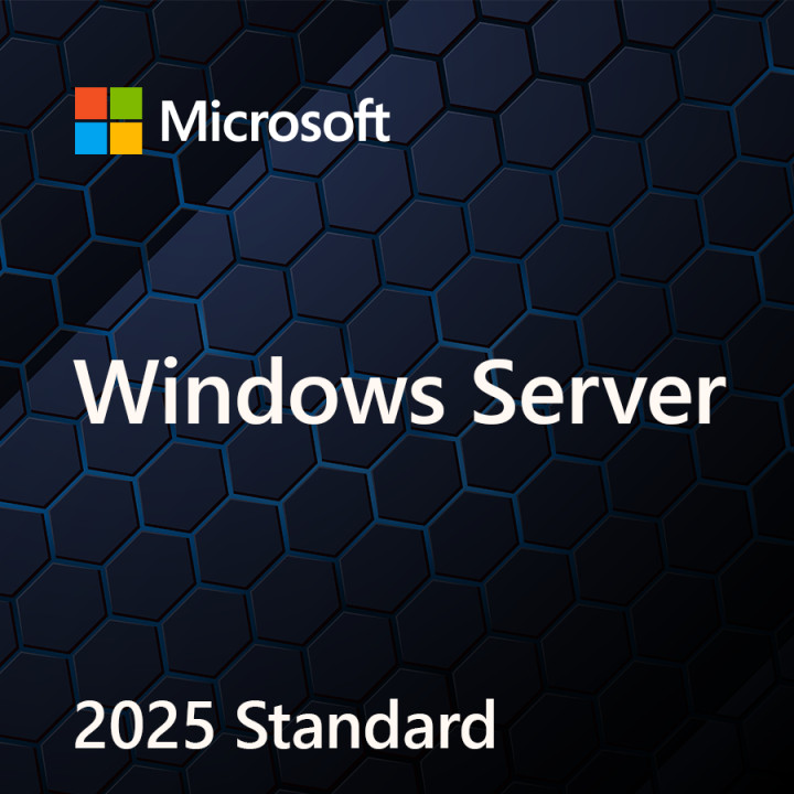 Операционна система Microsoft Windows Server Standard 2025, 64-bit, English, 16 Core - EP2-25187