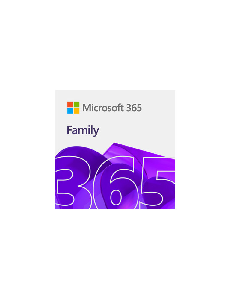 Офис пакет Microsoft 365 Family, 1 година, EuroZone, Online Download - EP2-36894