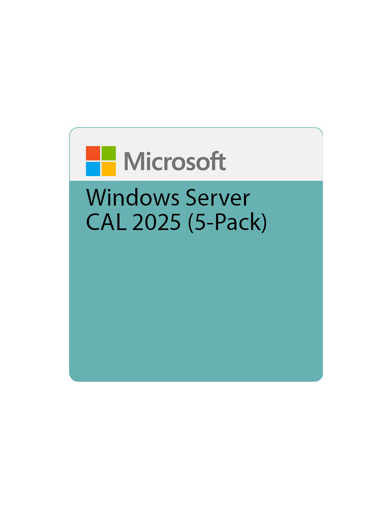 Софтуер Microsoft Windows Server CAL 2025, English, 5 Device CAL - EP2-25243