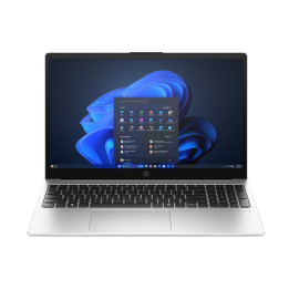 Лаптоп HP 250R G10, Intel Core 5 120U, 15.6" FHD 300nits, 16GB RAM, 512GB SSD, Wi-Fi 6, Turbo Silver, FreeDOS - B9YP1ET