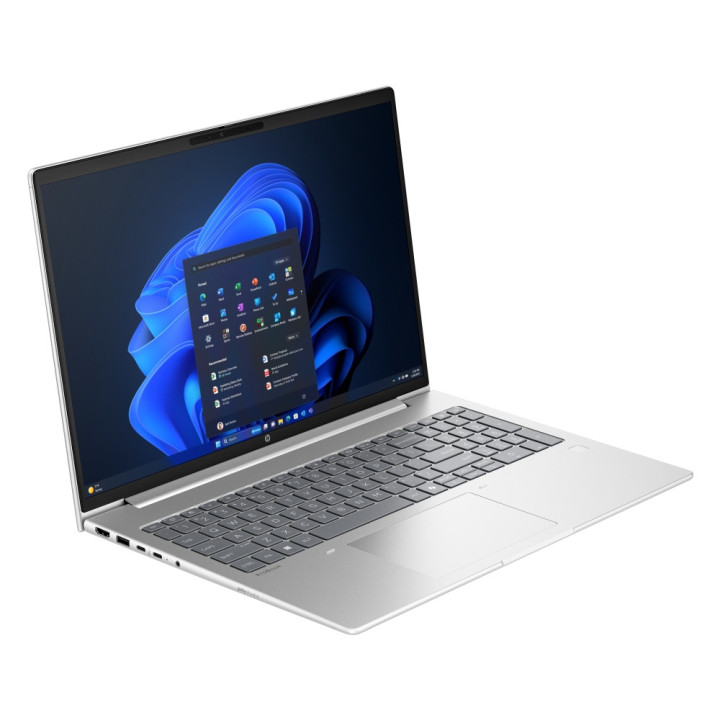 Лаптоп HP ProBook 4 G1a AI, AMD Ryzen 7 250, 16" WUXGA 300nits, 16GB RAM, 512GB SSD, WiFi 6E, Pike Silver, Win 11 Pro - B9YL0ET
