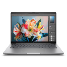 Лаптоп HP ZBook 8 G1i AI, Intel Core Ultra 7 255H, 14" 2.5K 120Hz 400nits, 32GB RAM, 1TB SSD, NVIDIA RTX 500 Ada 4GB, Pike Silver, Win 11 Pro - A3ZU8ET