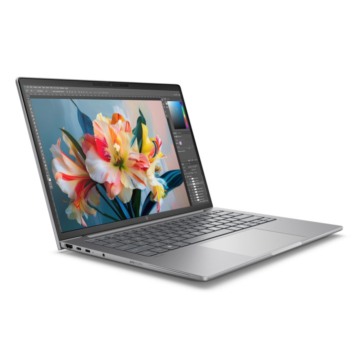 Лаптоп HP ZBook 8 G1i AI, Intel Core Ultra 7 255H, 14" 2.5K 120Hz 400nits, 32GB RAM, 1TB SSD, NVIDIA RTX 500 Ada 4GB, Pike Silver, Win 11 Pro - A3ZU8ET
